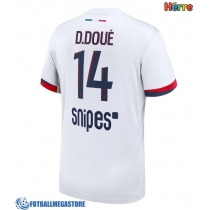 Fotballdrakt Herre Paris Saint-Germain Desire Doue #14 Bortedrakt 2025-26 Kortermet